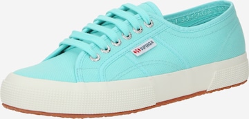 SUPERGA Platform trainers '2750 Cotu Classic' in Blue: front