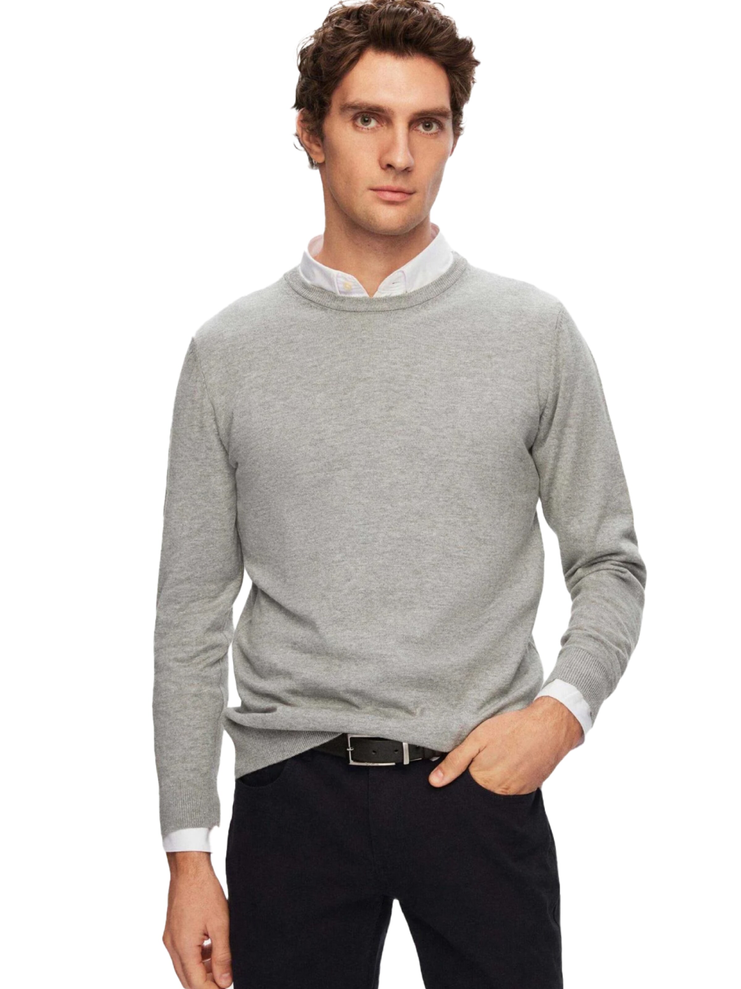D’S Damat Sweater in Grey: front