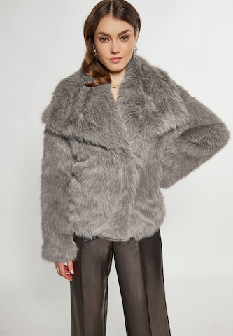 faina Winter Jacket in Grey: front