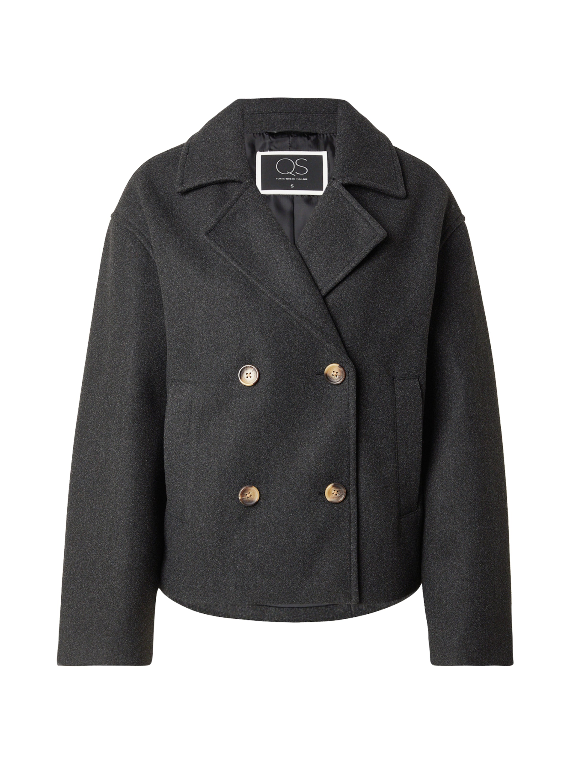 QS Kevad-sügisjope, värv hall: eest vaates