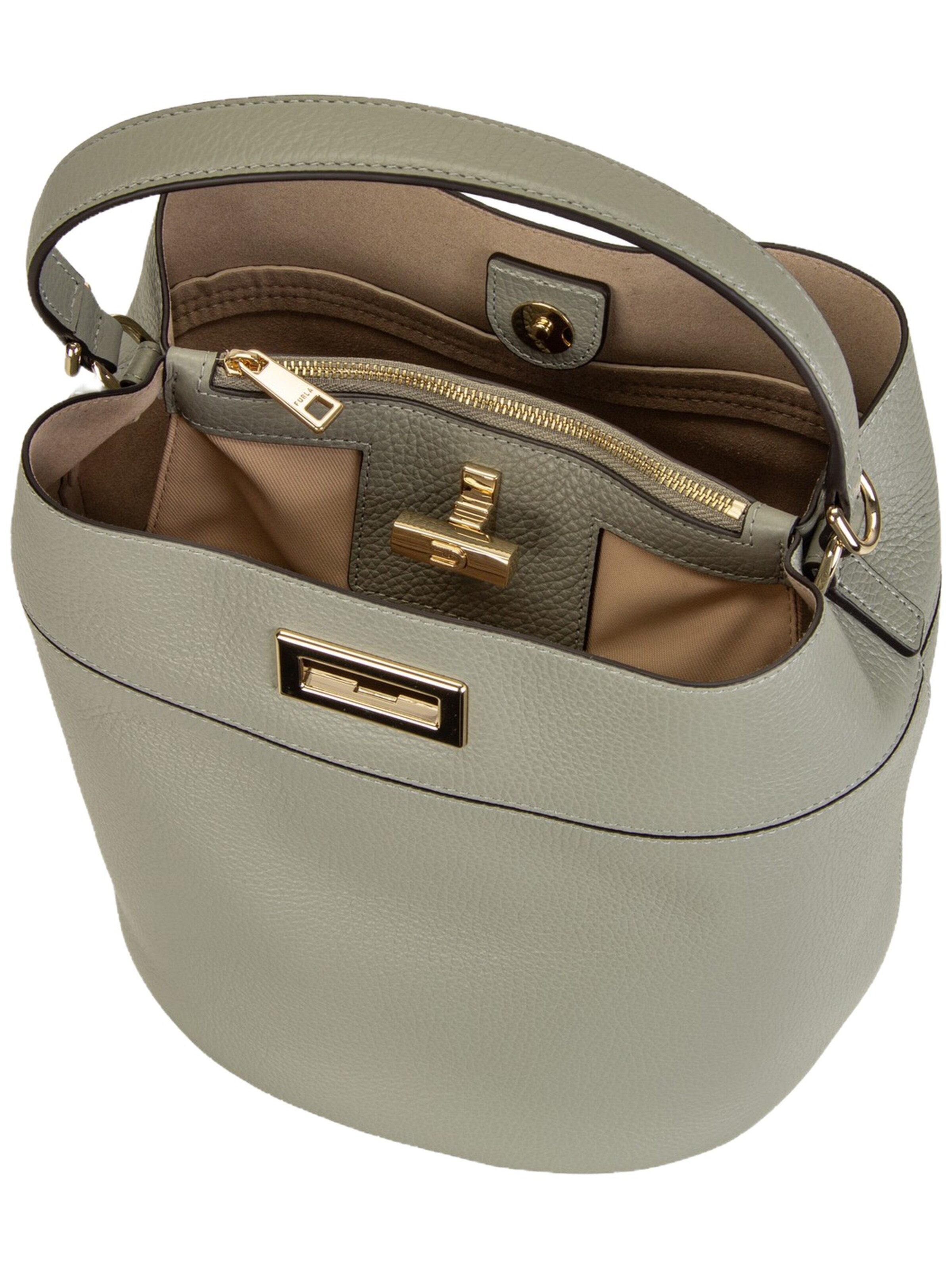 FURLA Handbag 'Amelia' in Green