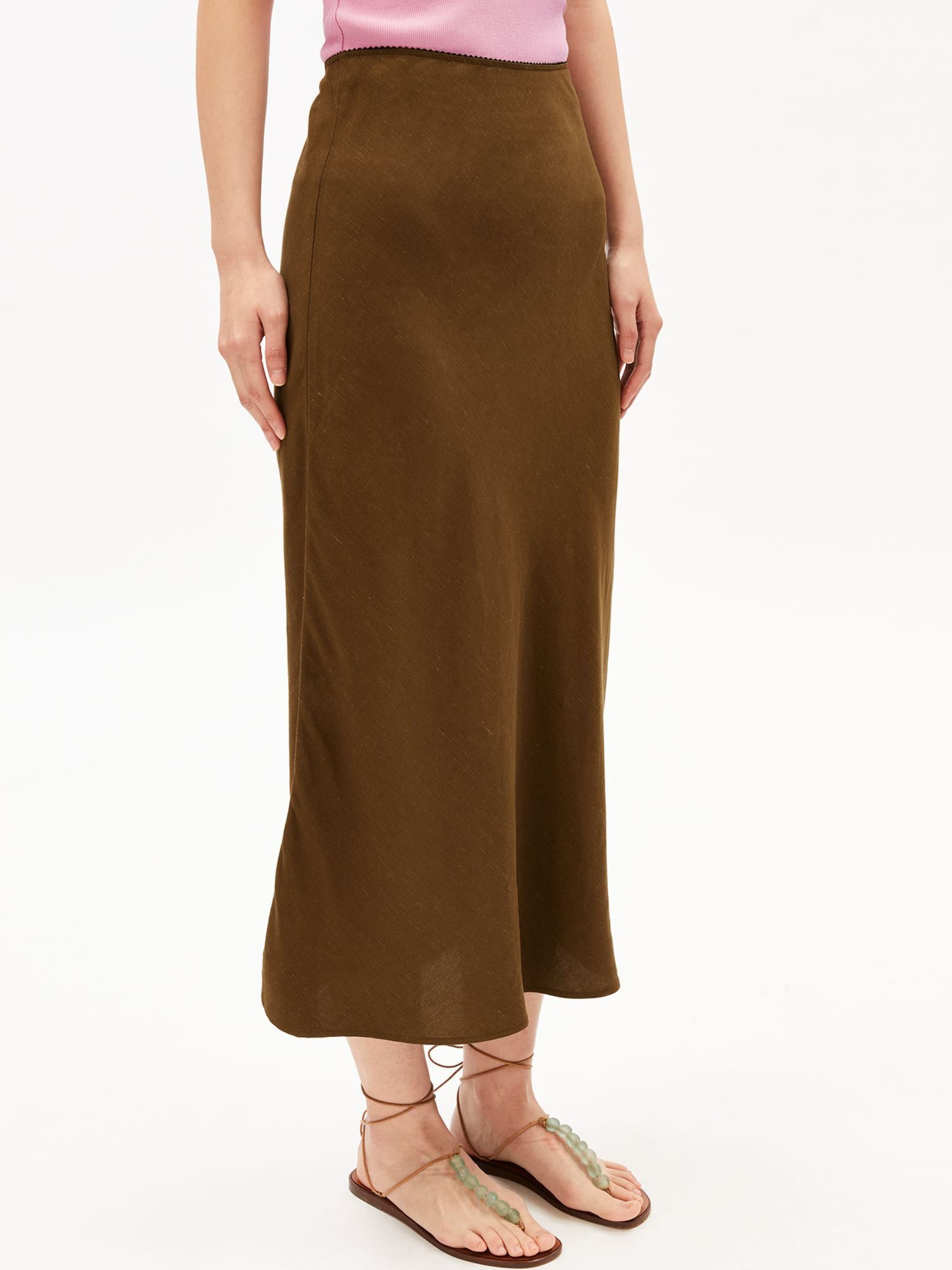 ARMEDANGELS Rock LENOVAA in Grün: Vorderseite