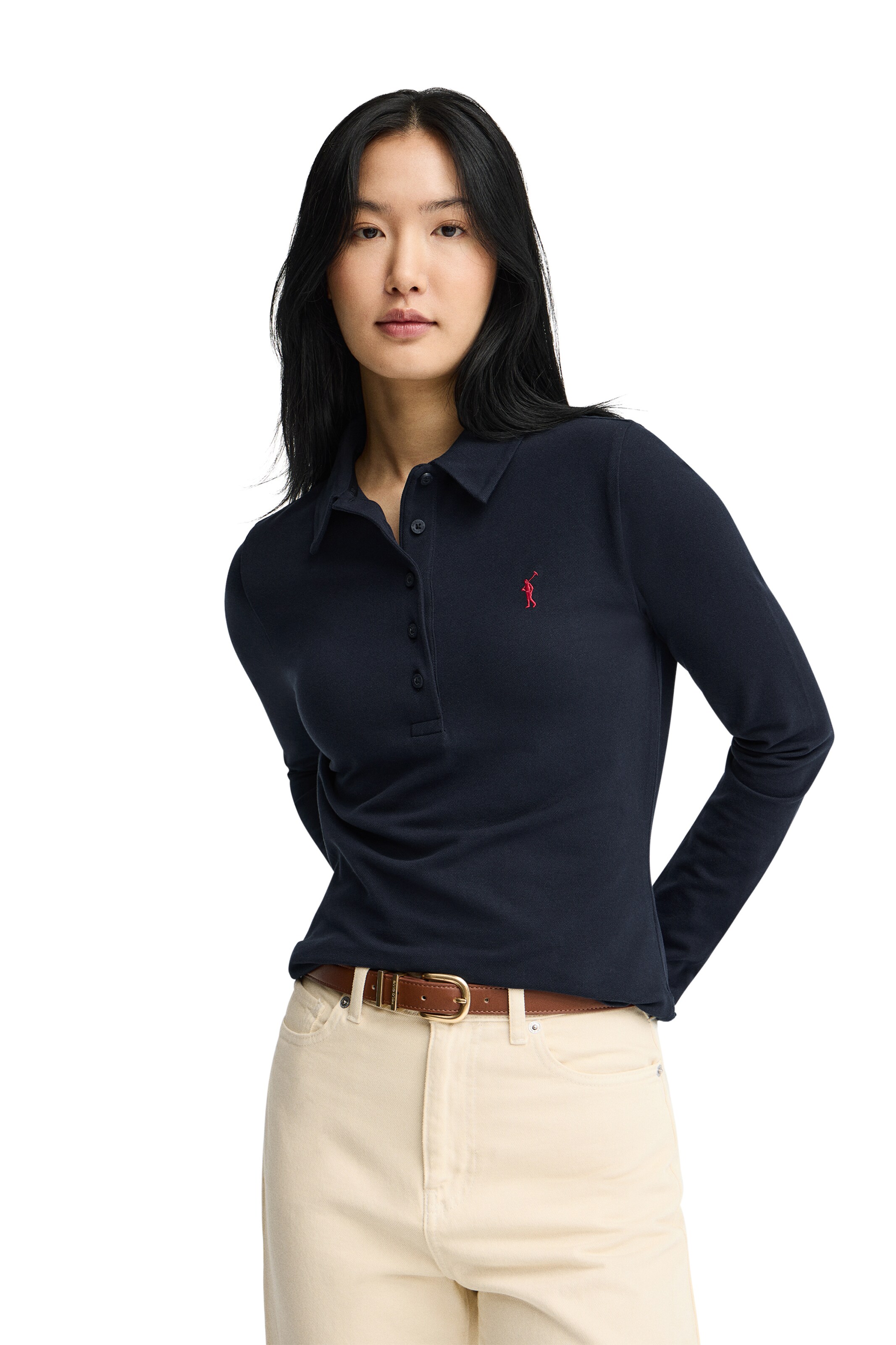 Polo Club Shirt in Blue: front