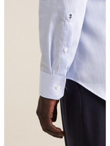 SEIDENSTICKER Slim Fit Hemd 'Smart Classics' in Blau