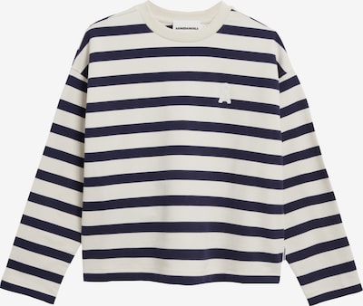 ARMEDANGELS Mikina 'Maarlen Bold' - krémová / námořnická modř / bílá, Produkt