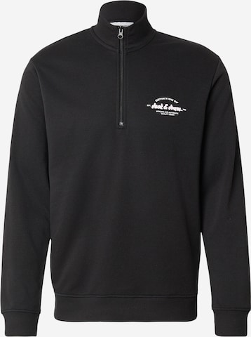 Felpa 'JJBRANDON' di JACK & JONES in nero: frontale