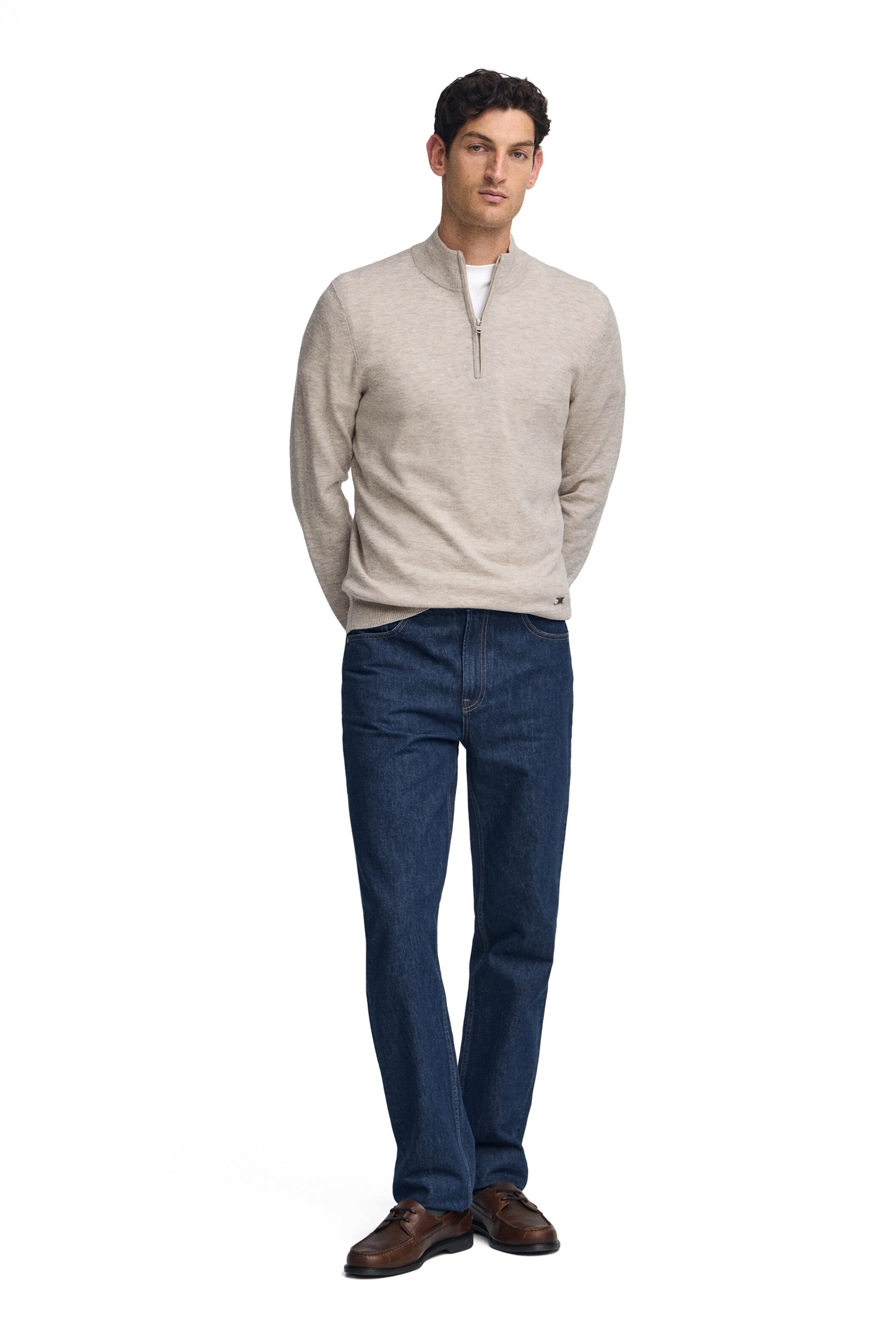 Polo Club Pullover in Beige