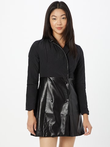 Public Desire Dress in Black: front