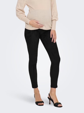 Only Maternity Skinny Leggings 'Jennie' in Black: front