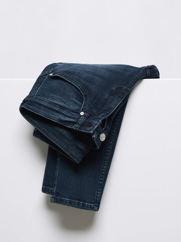 MANGO Skinny Jeans 'PUSHUP' in Blau