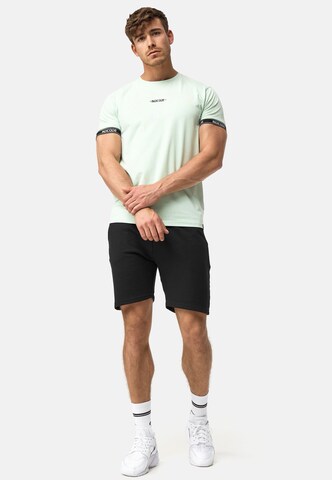 T-Shirt 'Lutzy' INDICODE JEANS en vert