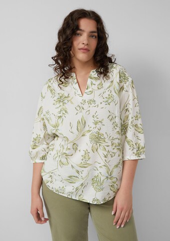 s.Oliver Blouse in Green: front