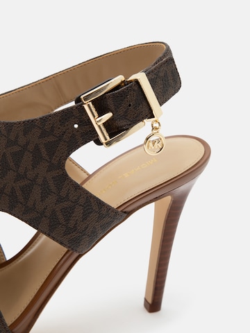 MICHAEL Michael Kors Sandály 'HARPER' – hnědá