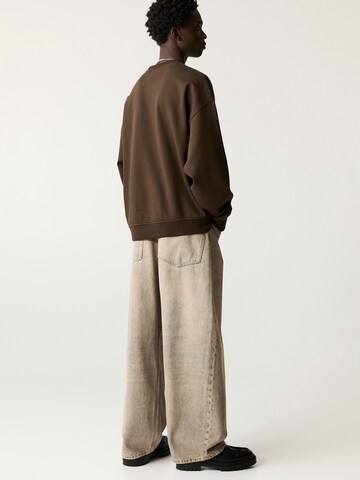 Pull&Bear Sweatshirt i brun