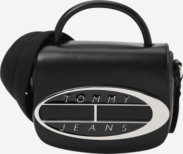 Borsa a tracolla di Tommy Jeans in nero: frontale