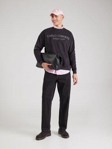 Carlo Colucci Sweatshirt in Schwarz