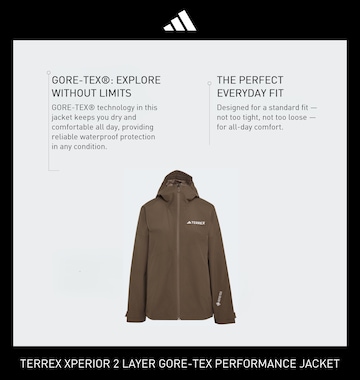 ADIDAS TERREX Outdoorjacka 'Xperior' i brun