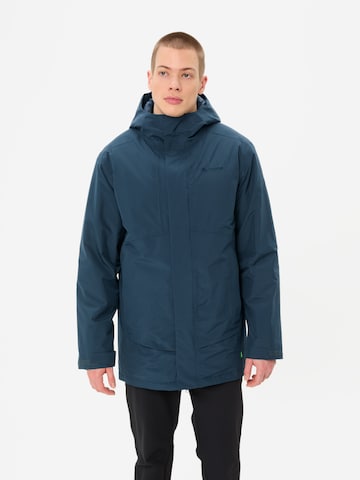 VAUDE Tussenparka 'Rosemoor Padded' in Blauw: voorkant