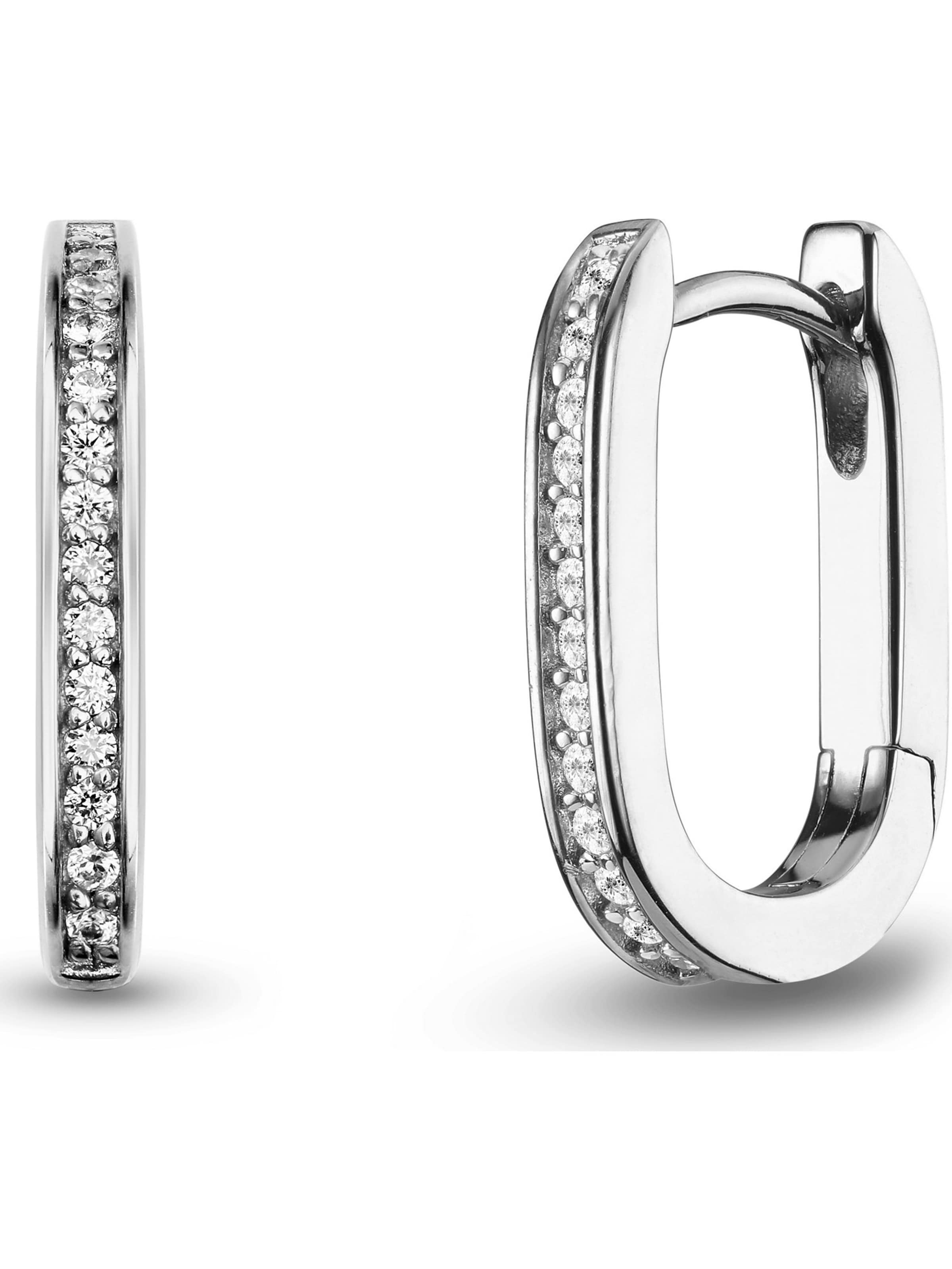 JETTE Ohrringe in Silber: Vorderseite