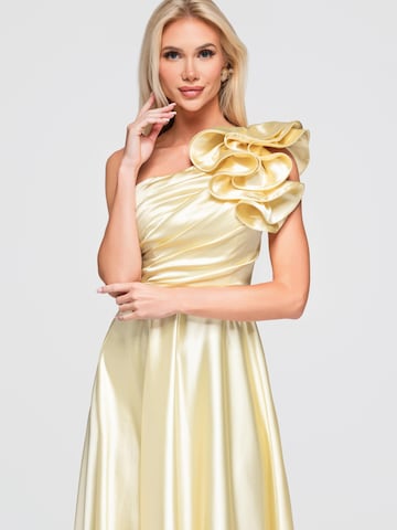 Ombre Evening dress in Yellow