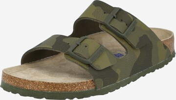 BIRKENSTOCK Pantolette 'Arizona' in Grün: predná strana