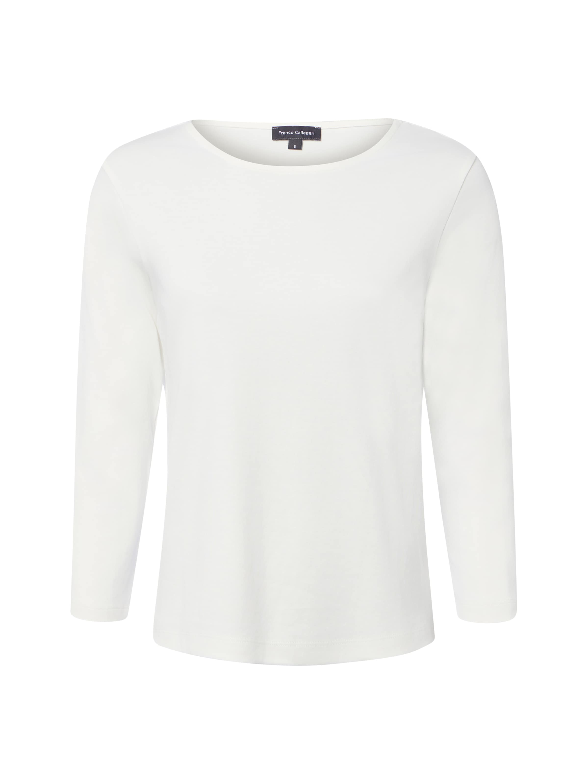 T-shirt Franco Callegari en blanc : devant