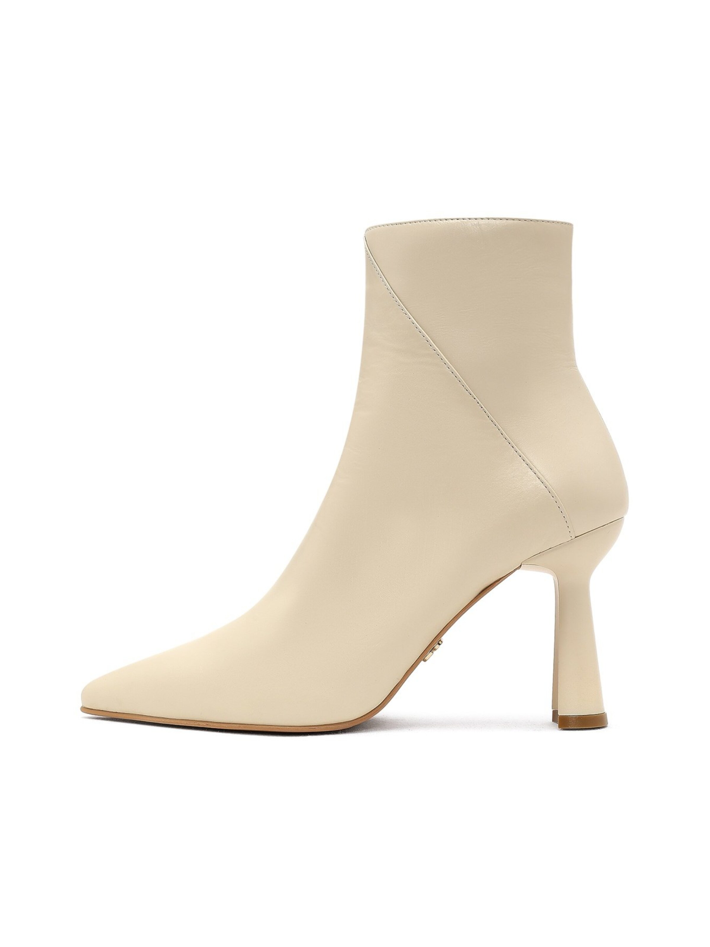 Derimod Booties in Beige: front