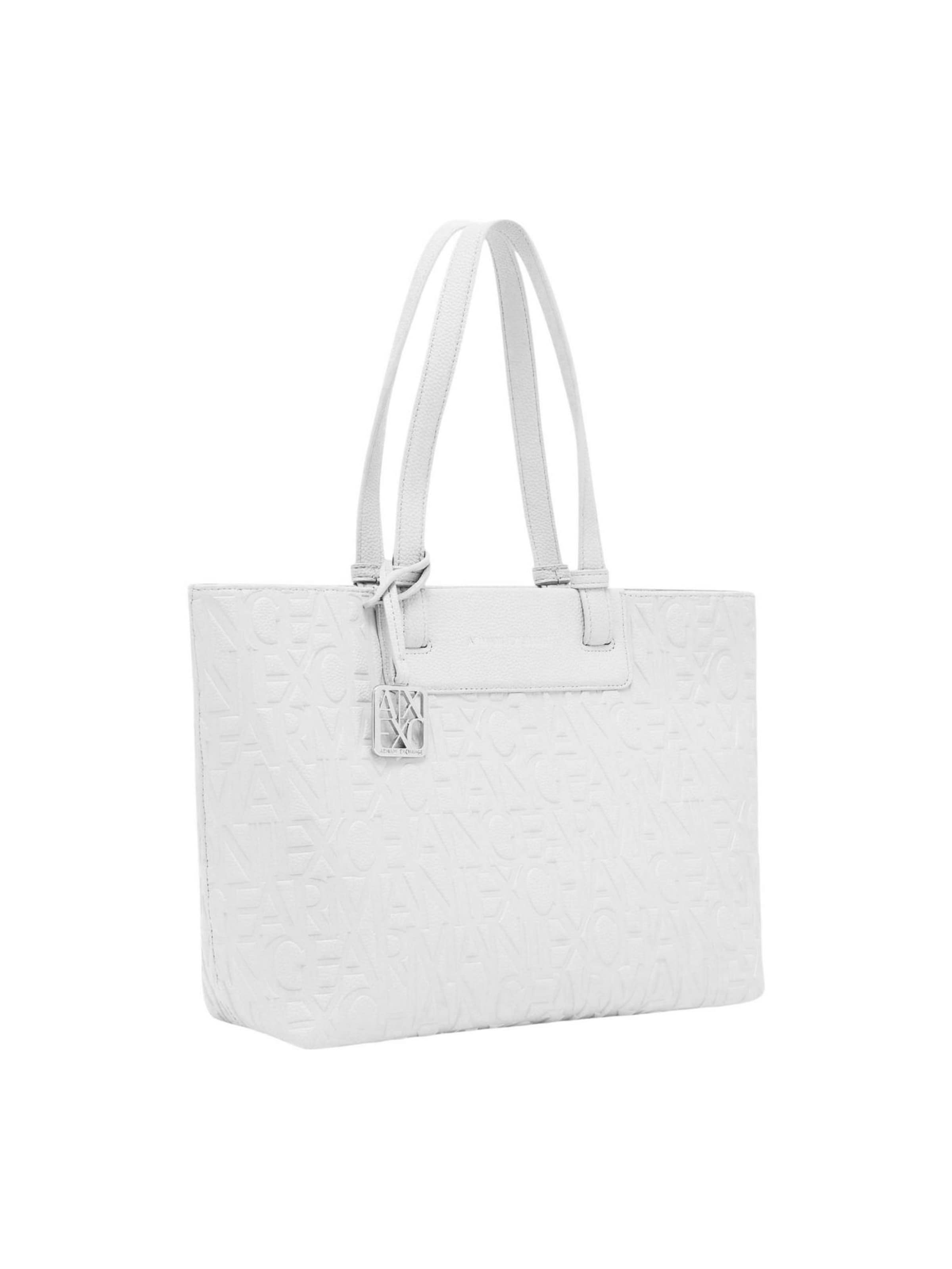 ARMANI EXCHANGE - Bolso de hombro en blanco