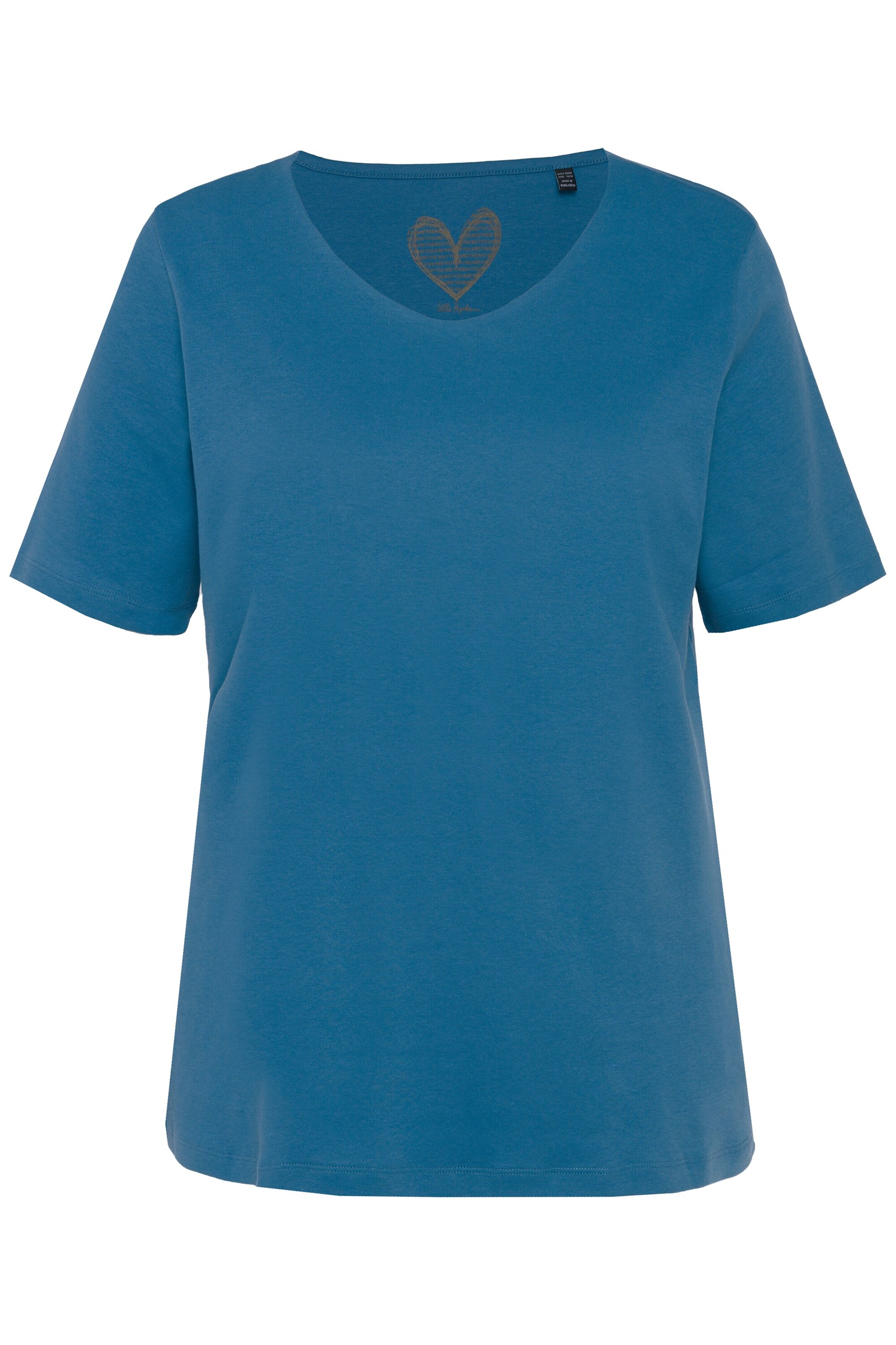 Ulla Popken Shirt in Blauw: voorkant