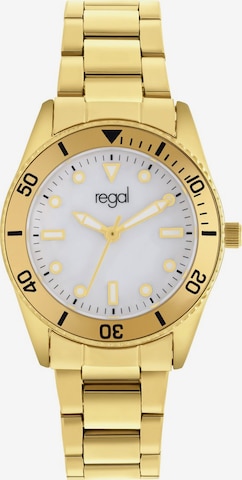 Horloge Goudkleurig Lucardi Regal Horloge Dames Lucardi Analoog