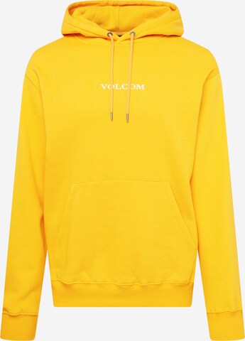 Sweat-shirt Volcom en jaune : devant