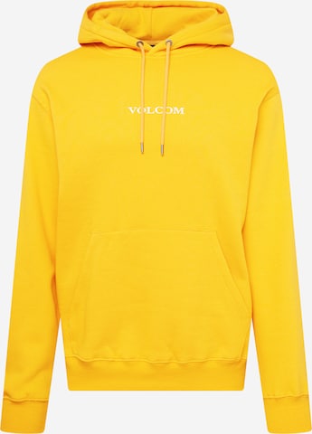 Volcom Sweatshirt in Geel: voorkant