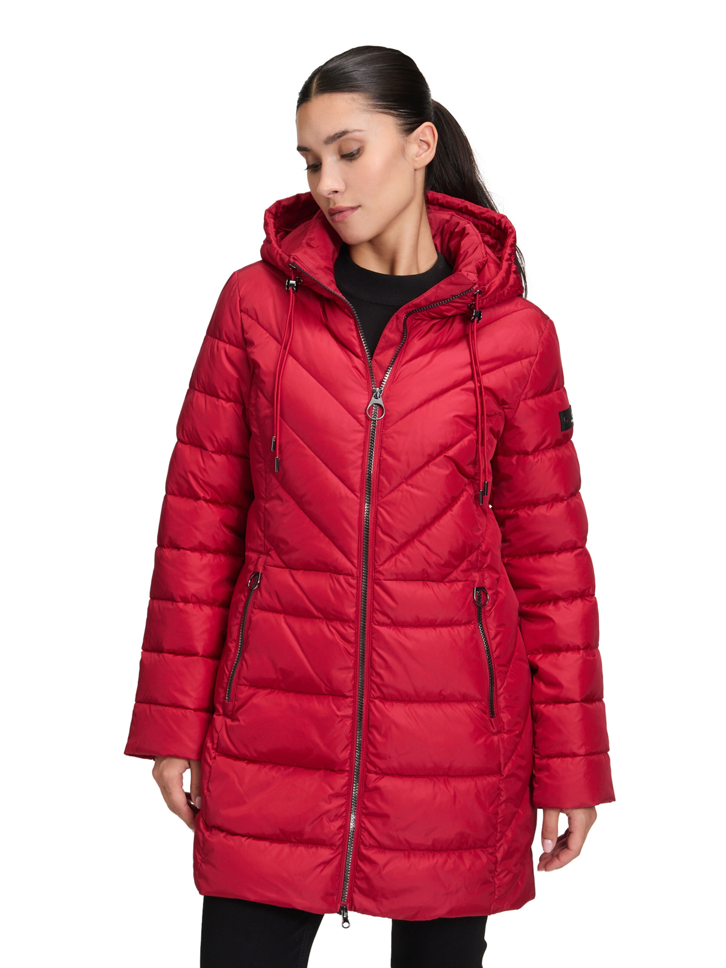 Betty Barclay Winter Jacket in Red: front