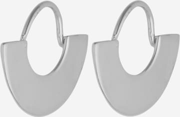 ANIA HAIE Earrings 'Fan Hoop' in Silver: front