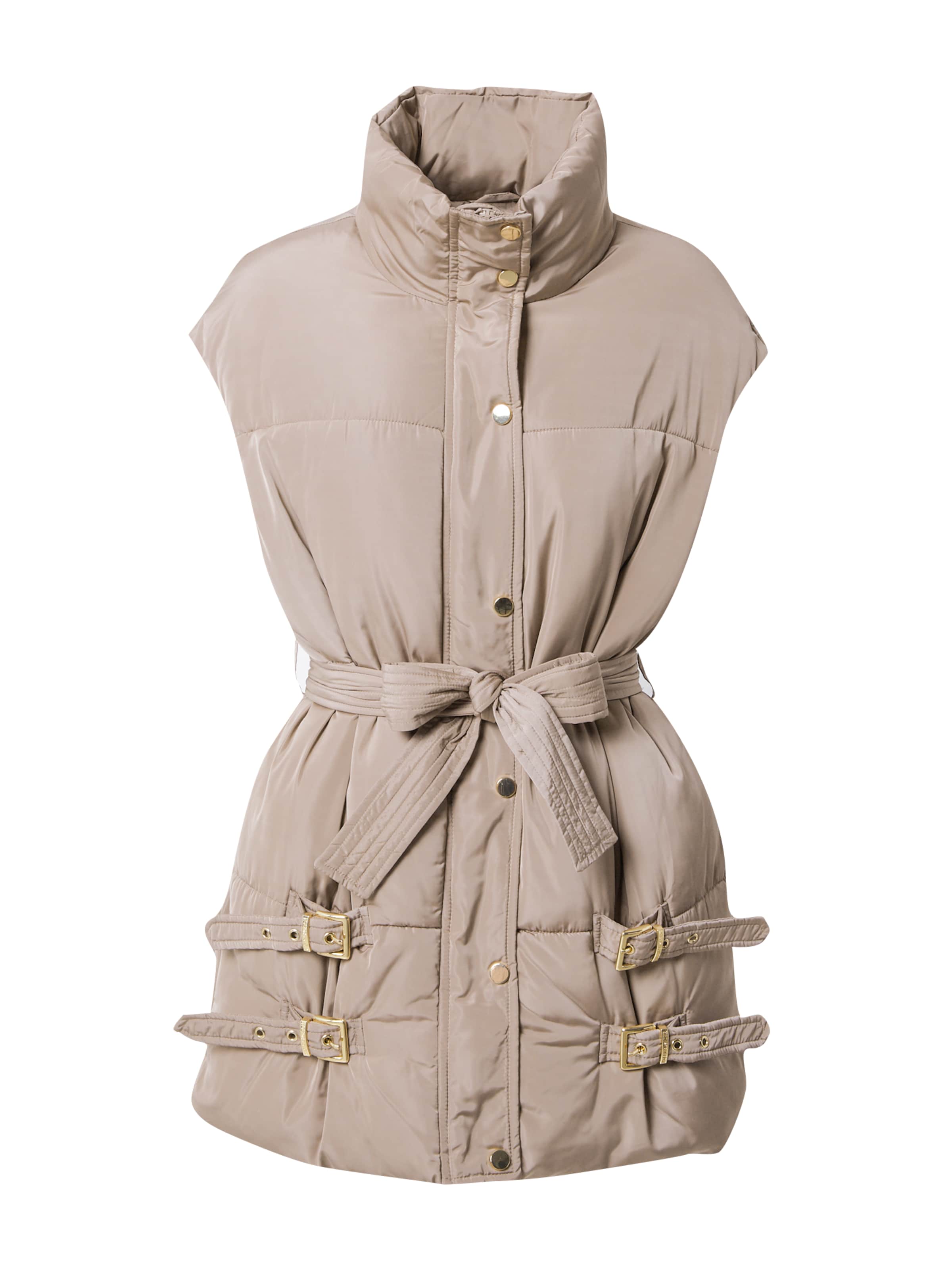 Hoermanseder Bodywarmer 'Isabell' in de kleur Taupe, Productweergave