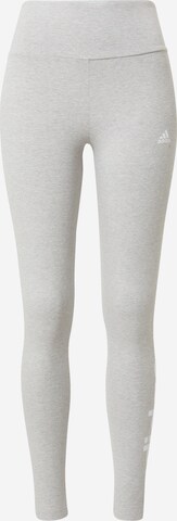 Skinny Pantalon de sport 'Essentials' ADIDAS SPORTSWEAR en gris : devant