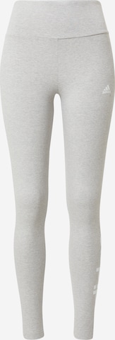 ADIDAS SPORTSWEAR Skinny Sporthose 'Essentials' in Grau: predná strana