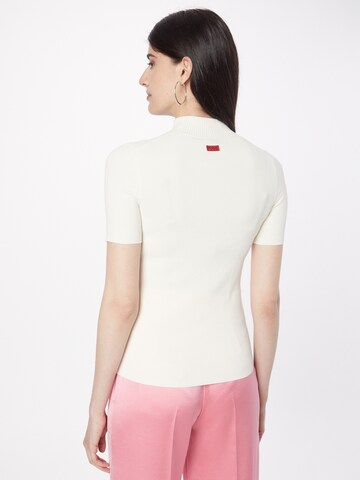 HUGO Tröja 'Sharize' i beige