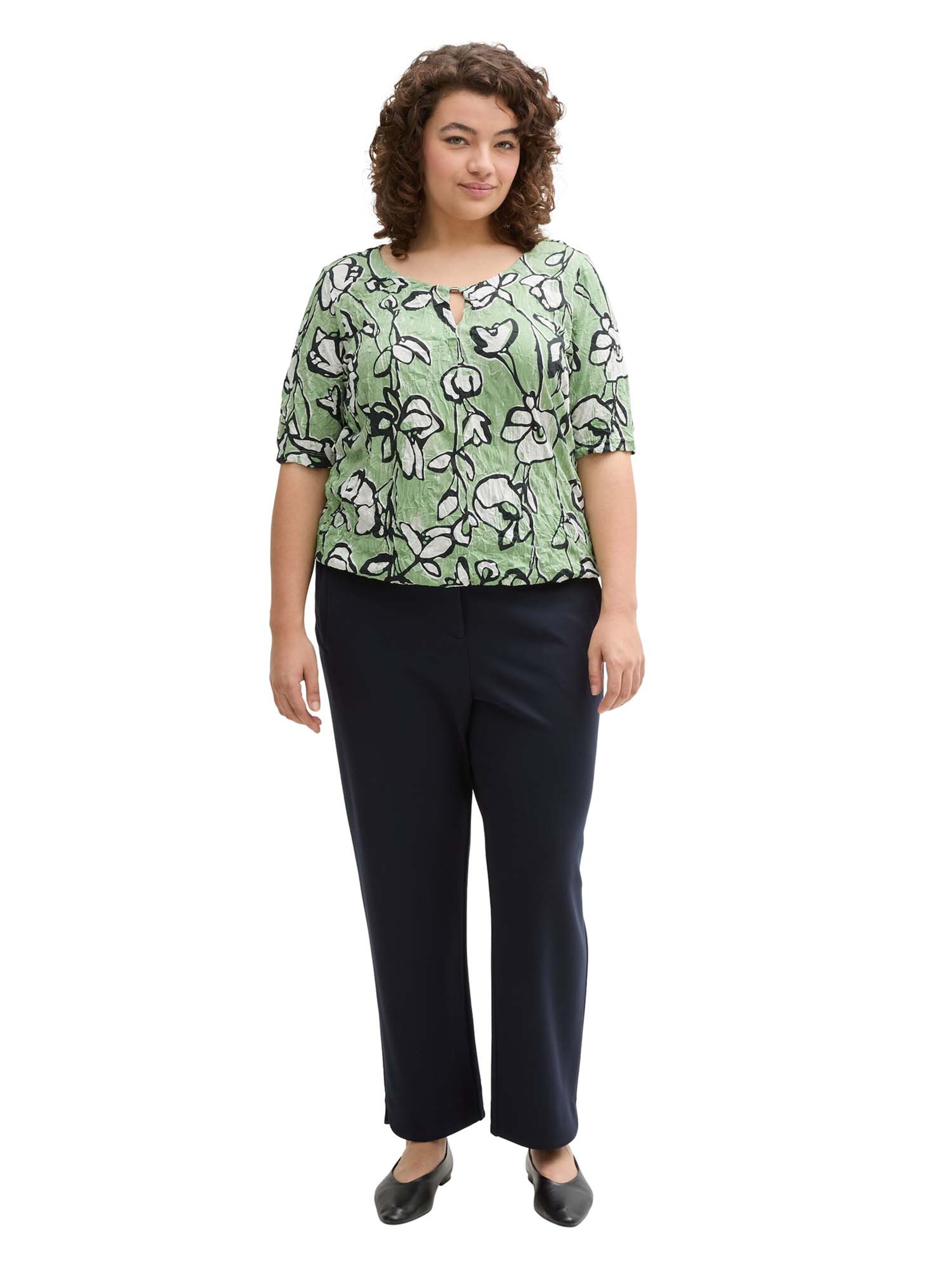 Tom Tailor Women + Блуза в зелено