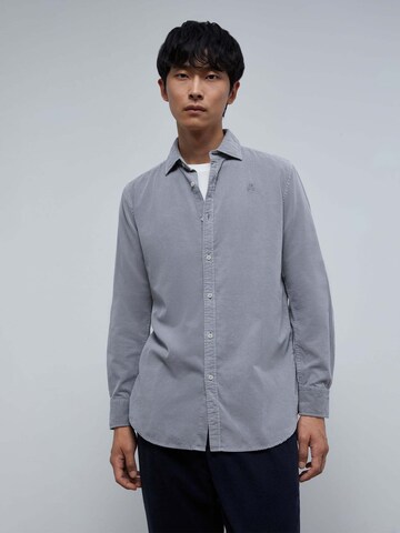 Comfort fit Camicia 'Corduroy' di Scalpers in grigio: frontale