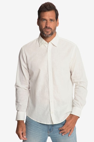 JP1880 Regular fit Button Up Shirt in White: front