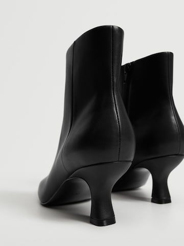 MANGO Ankle Boots 'Patio' in Black