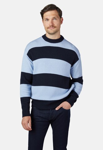 HECHTER PARIS Sweater 'Stripes' in Blue: front