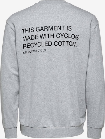SELECTED HOMME Sweatshirt in Grey