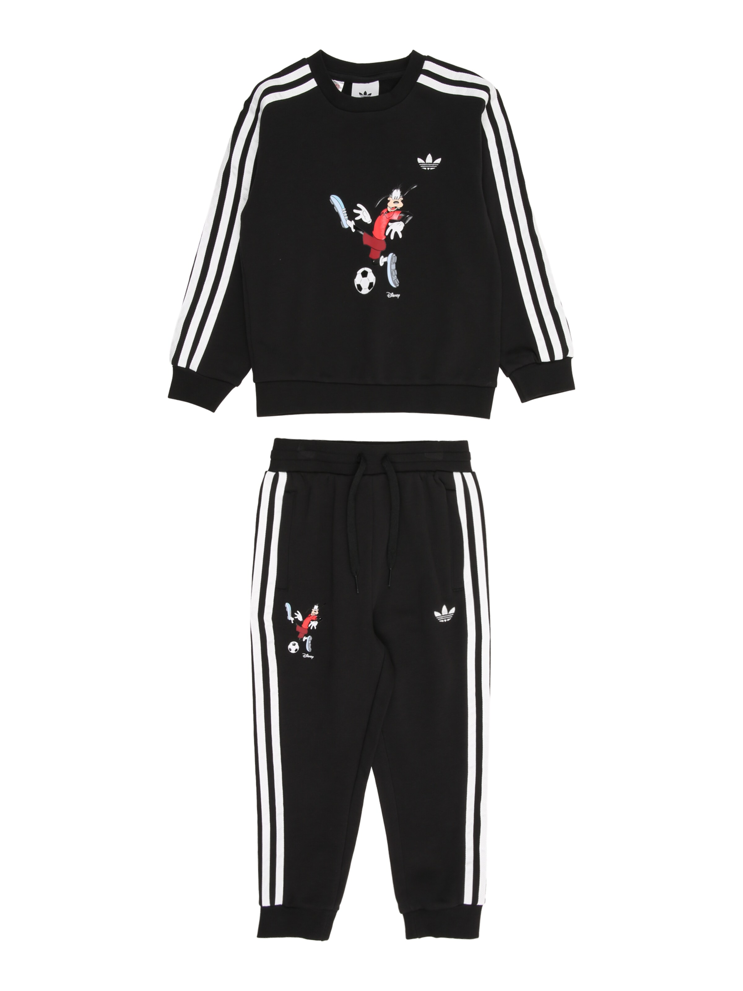 ADIDAS ORIGINALSJogging komplet - crna boja: prednji dio