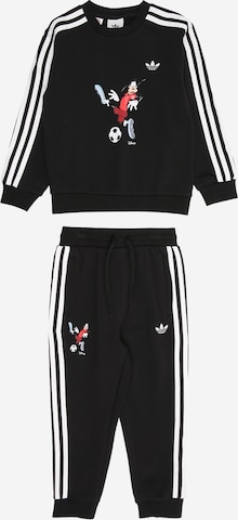 ADIDAS ORIGINALSJogging komplet - crna boja: prednji dio
