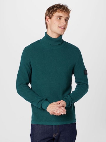 JACK & JONES Sweater in Green: front