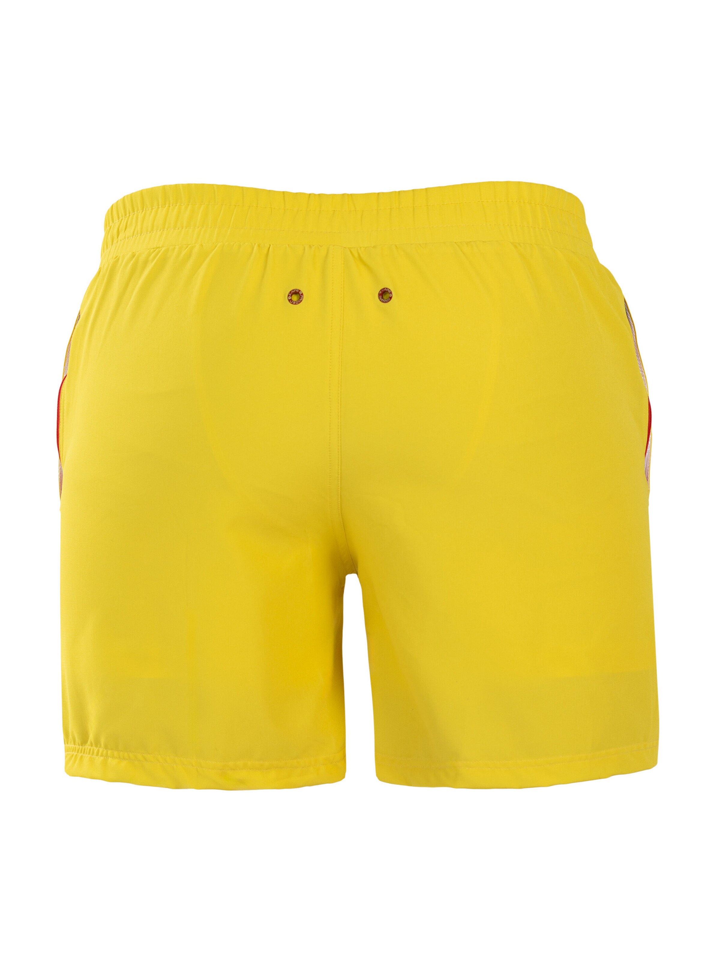 Frozen Cape Athletic Swim Trunks in Yellow