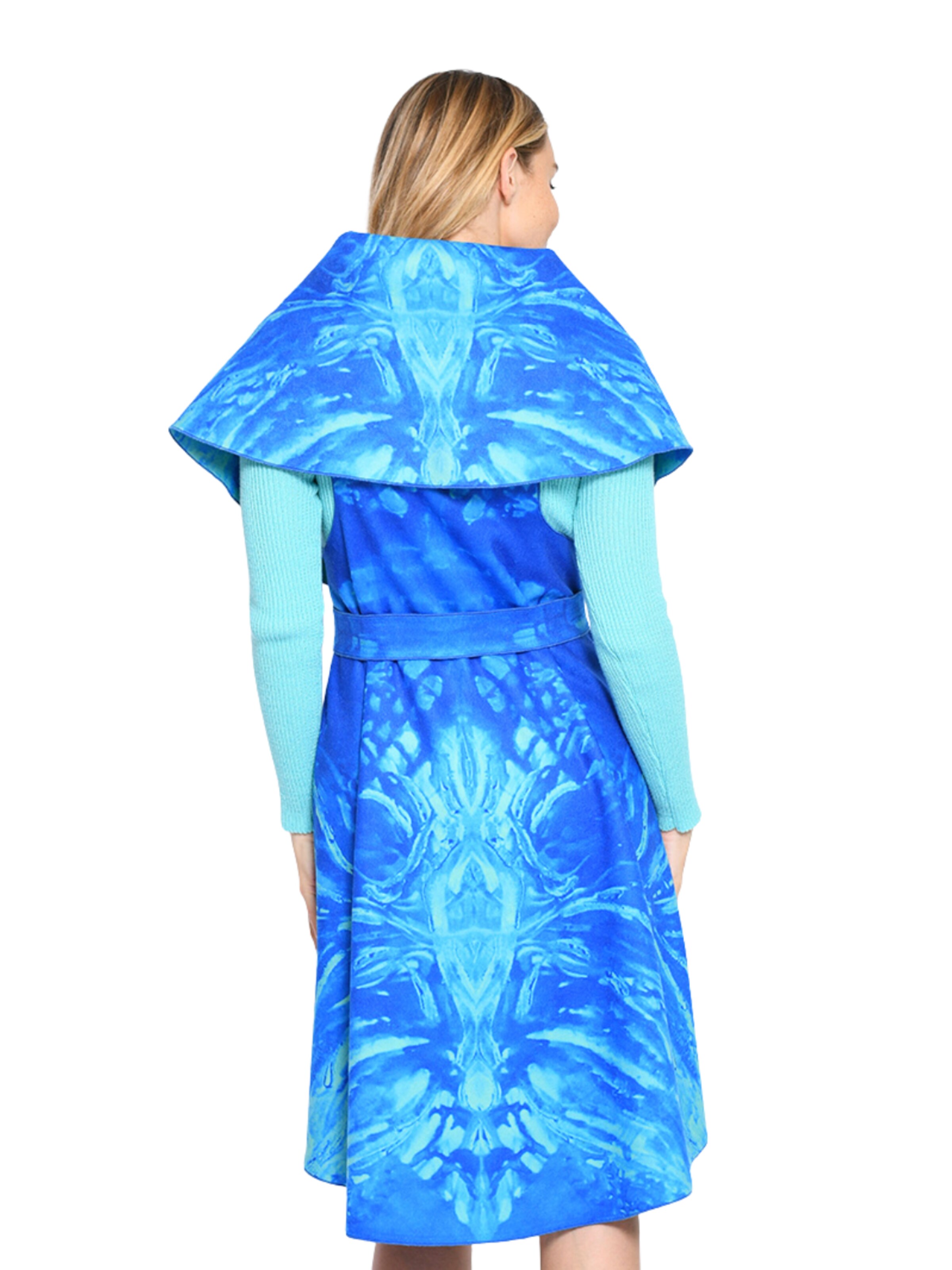 Csillag Zsuzsi - Chaleco 'Dina' en azul