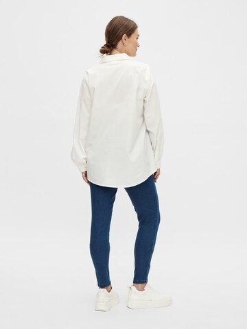 MAMALICIOUS Slimfit Jeans 'Echo' in Blauw